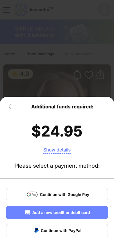 Krok 8: Next button (po výběru 5 minut)