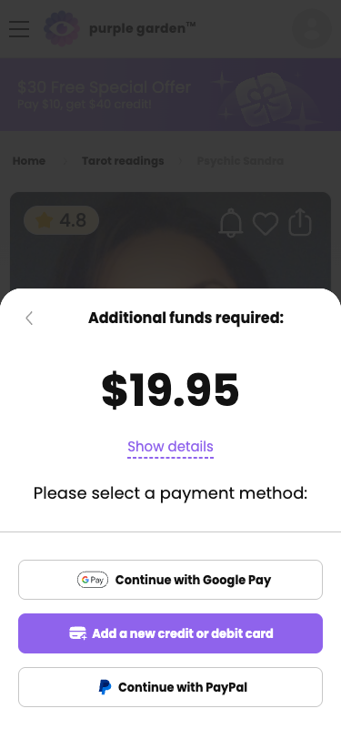 Krok 9: Next button (po výběru 5 minut)